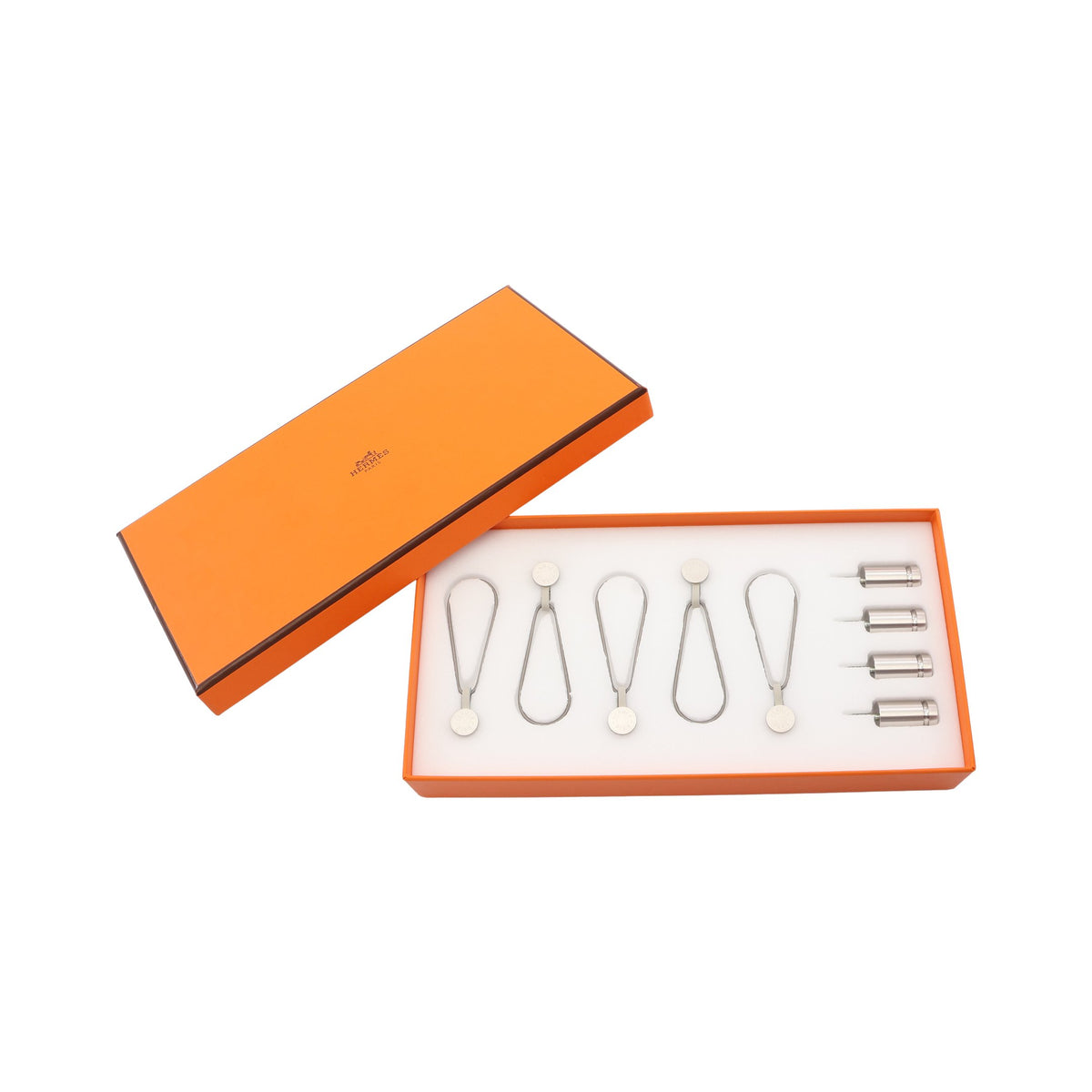 ハンギングセット カレ壁掛け用マグネット 小物 シルバー エルメス 財布・小物 HERMES