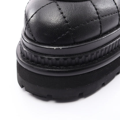 ココマーク マトラッセ ローファー レザー ブラック シャネル シューズ CHANEL
