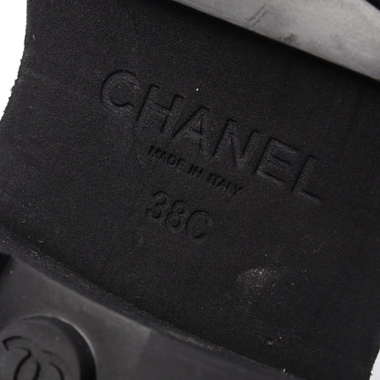 ココマーク マトラッセ ローファー レザー ブラック シャネル シューズ CHANEL