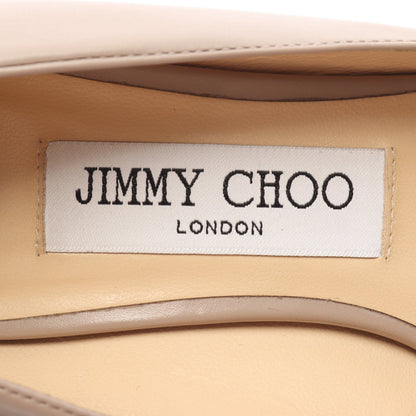 JCロゴ パンプス レザー グレーベージュ ジミーチュウ シューズ JIMMY CHOO
