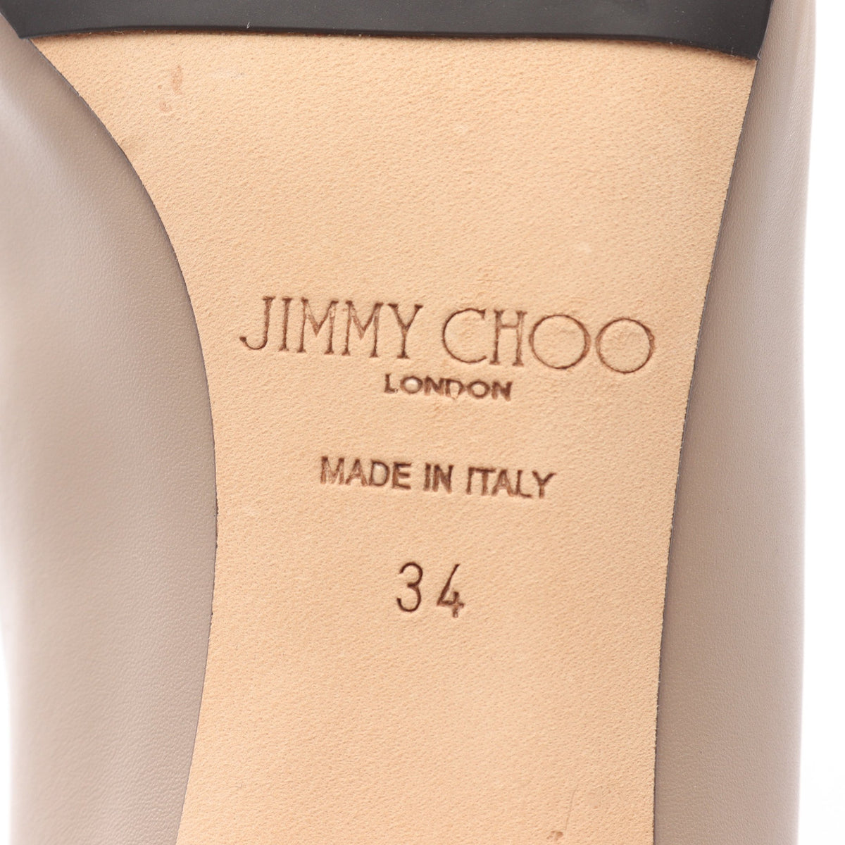 JCロゴ パンプス レザー グレーベージュ ジミーチュウ シューズ JIMMY CHOO