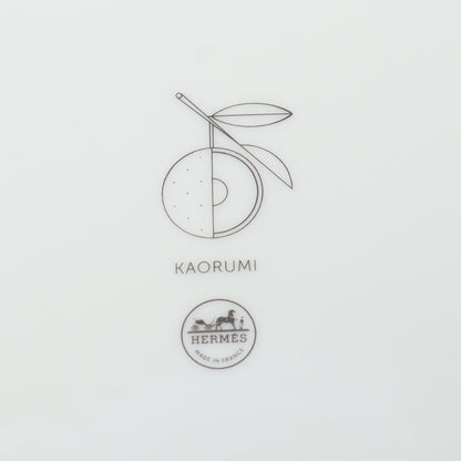 デザートプレート カオルミ ネクタリン 食器 ポーセリン ホワイト マルチカラー エルメス 財布・小物 HERMES