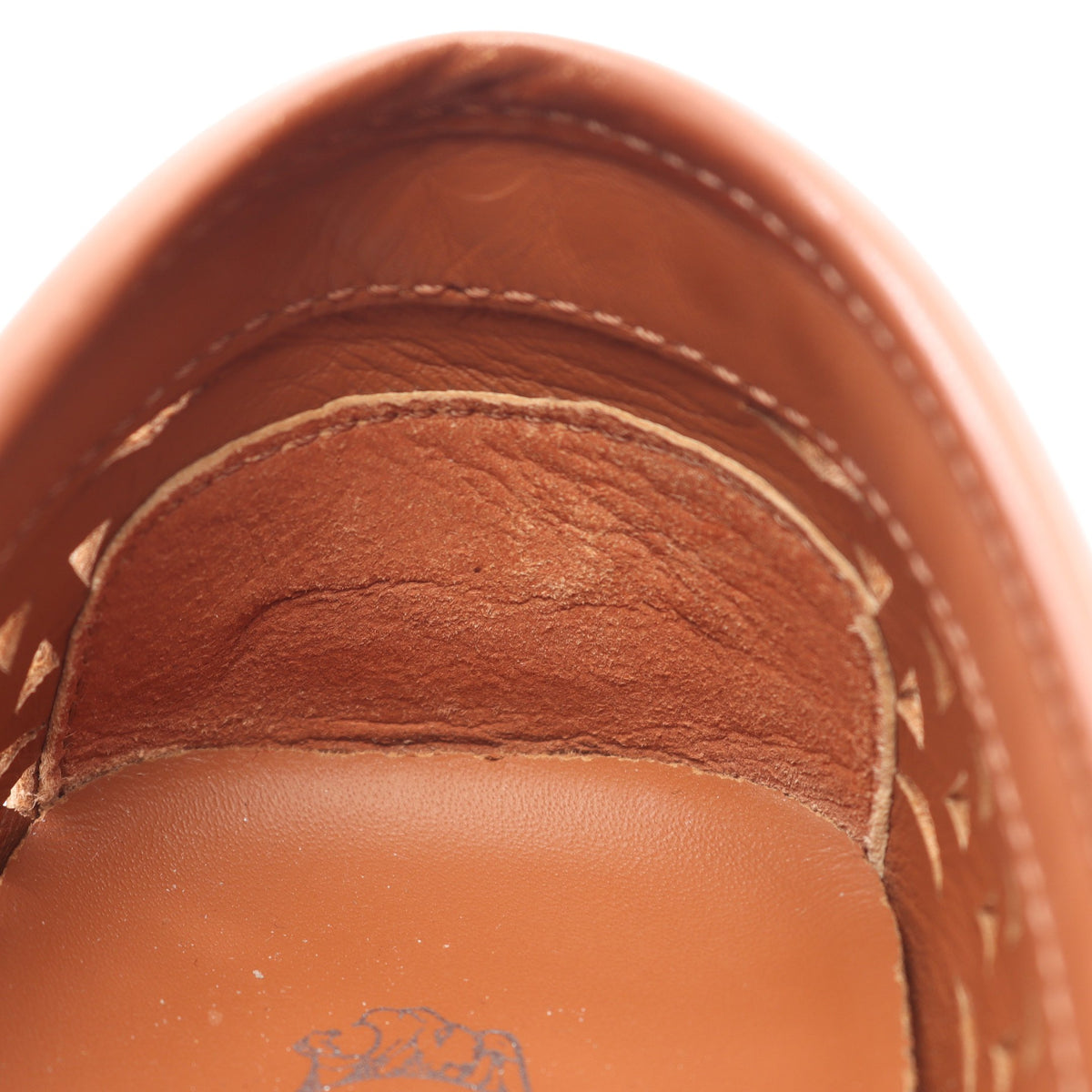 パンチング エスパドリーユ スリッポン レザー ブラウン オレンジイエロー トッズ シューズ TOD'S
