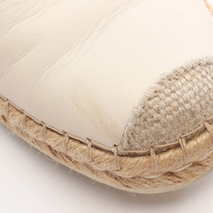 エスパドリーユ スリッポン レザー アイボリー トッズ シューズ TOD'S