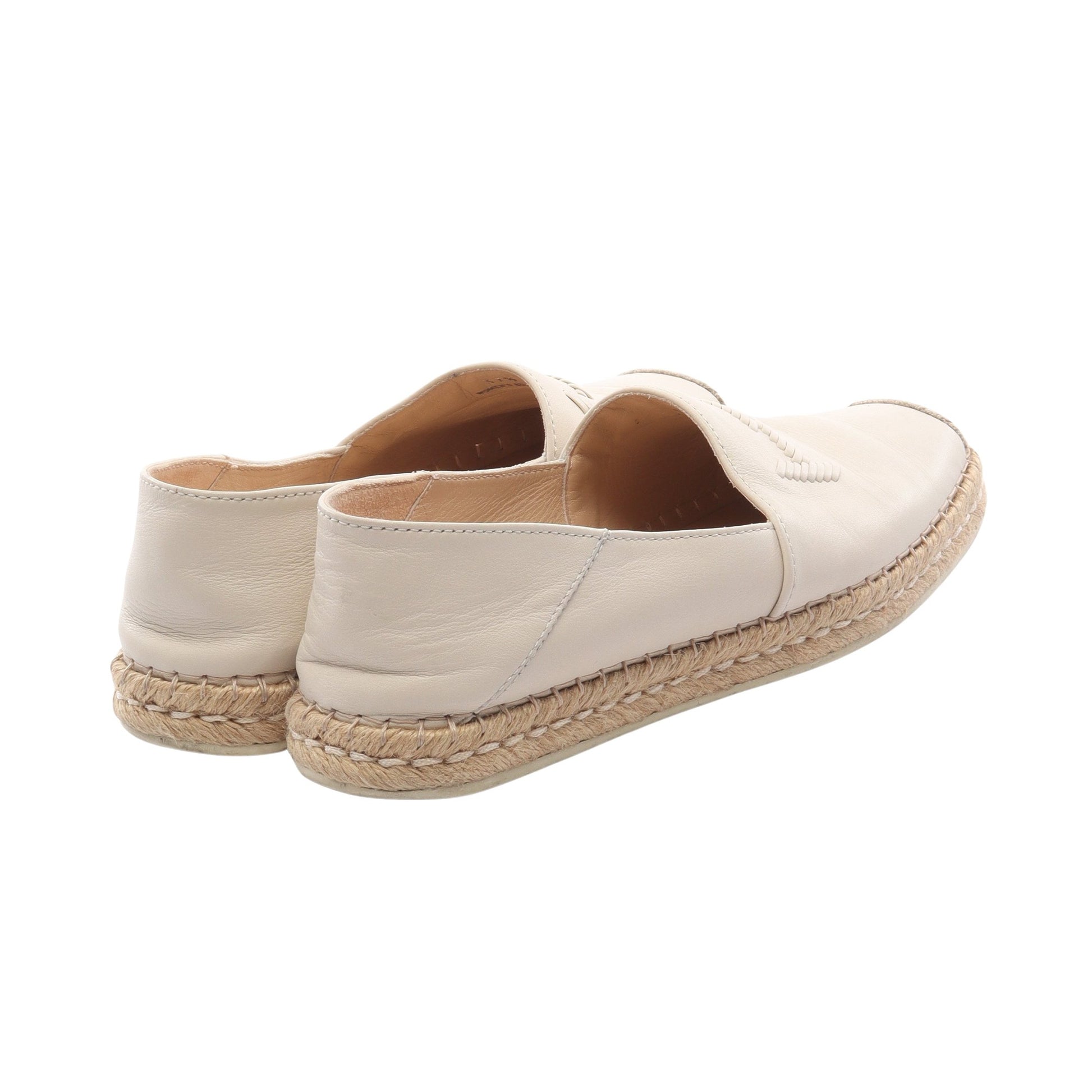 エスパドリーユ スリッポン レザー アイボリー トッズ シューズ TOD'S