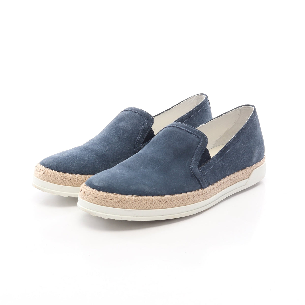 エスパドリーユ スリッポン スエード ダークブルー トッズ シューズ TOD'S