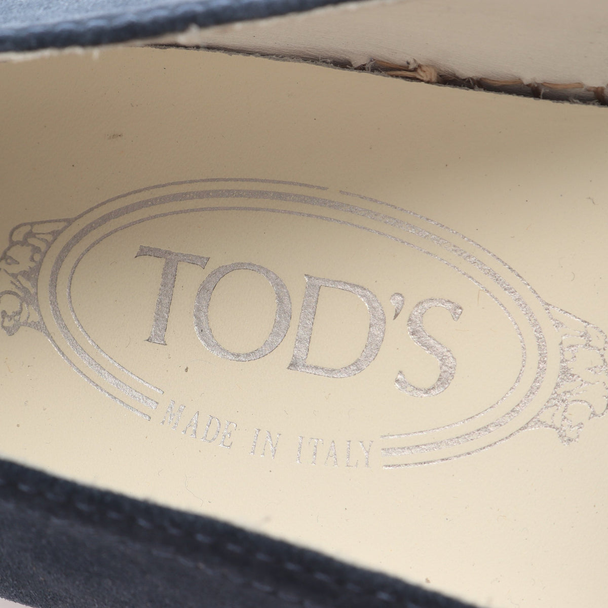 エスパドリーユ スリッポン スエード ダークブルー トッズ シューズ TOD'S