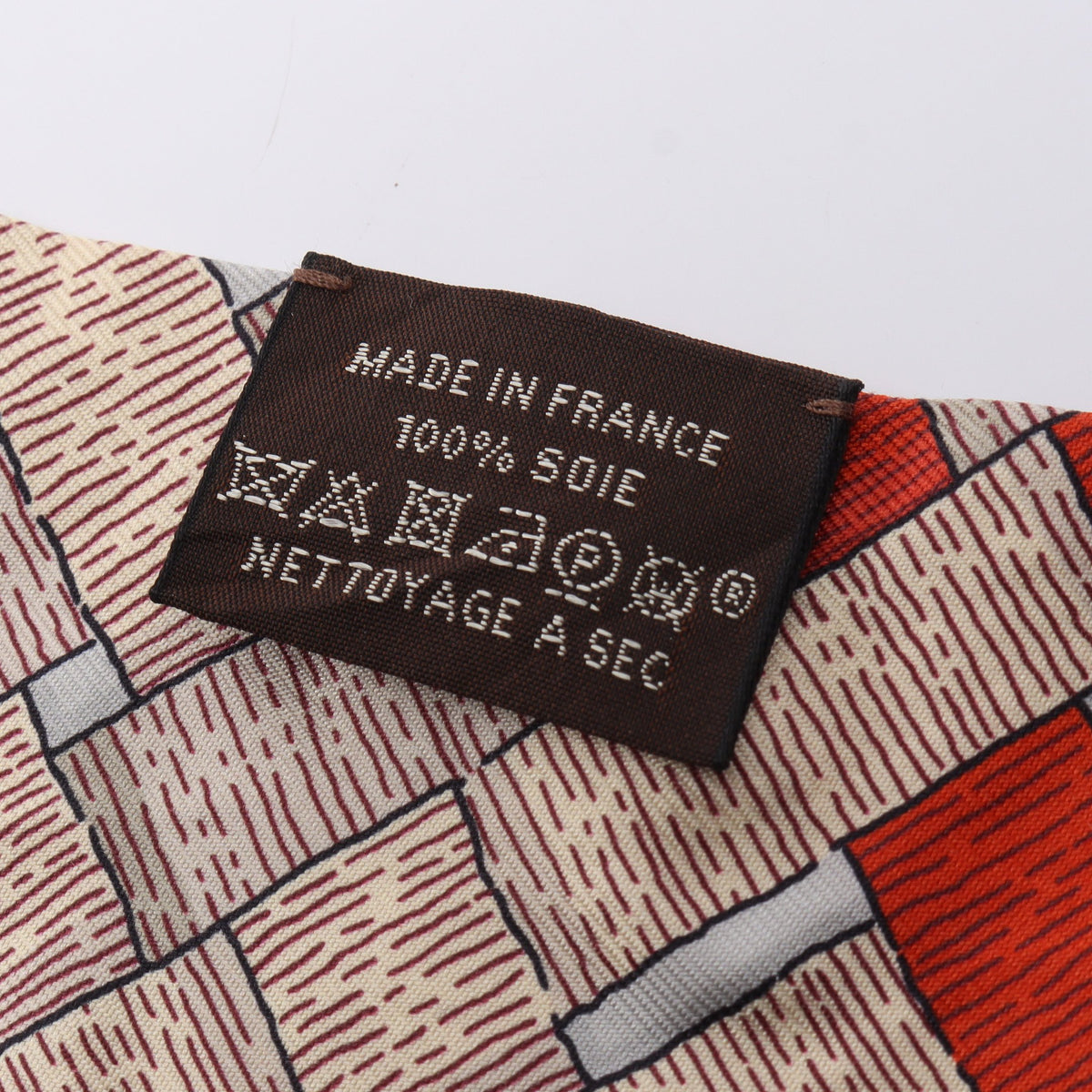 ツイリー MORS a JOUETS chemise リボン スカーフ シルク レッド マルチカラー エルメス 財布・小物 HERMES