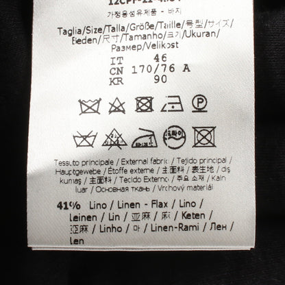 スラックス トラウザーズ リネン リヨセル グレー フェンディ