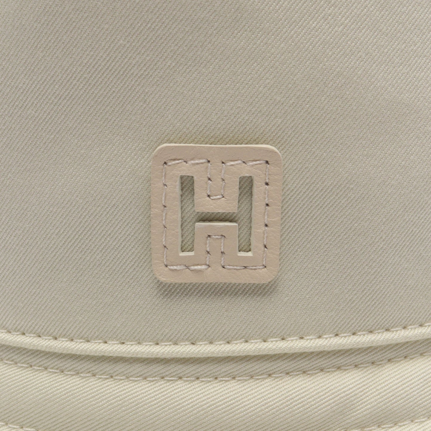 フレッド Hカット バケットハット ハット コットン オフホワイト エルメス