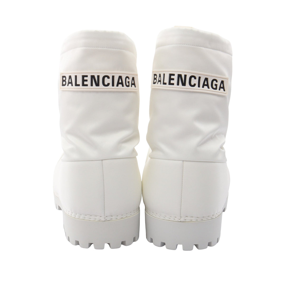ALASKA ショート ブーツ ナイロン ホワイト バレンシアガ シューズ BALENCIAGA