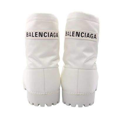ALASKA ショート ブーツ ナイロン ホワイト バレンシアガ シューズ BALENCIAGA