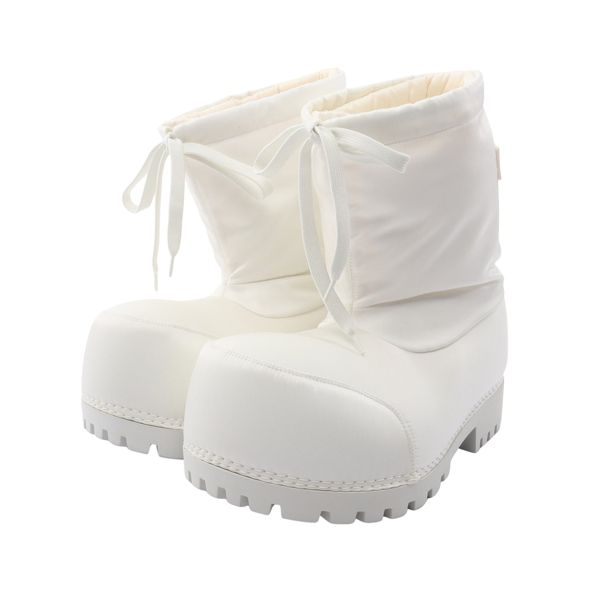 ALASKA ショート ブーツ ナイロン ホワイト バレンシアガ シューズ BALENCIAGA