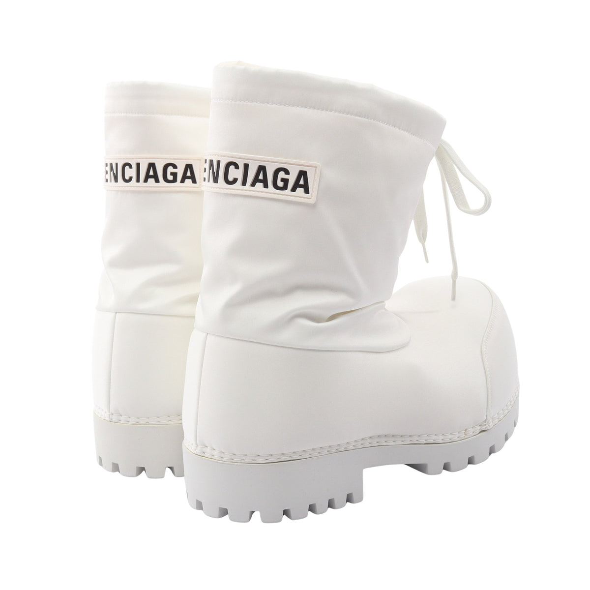 ALASKA ショート ブーツ ナイロン ホワイト バレンシアガ シューズ BALENCIAGA