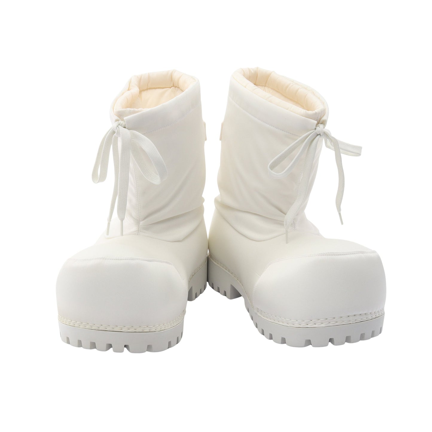 ALASKA ショート ブーツ ナイロン ホワイト バレンシアガ シューズ BALENCIAGA