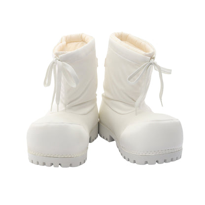 ALASKA ショート ブーツ ナイロン ホワイト バレンシアガ シューズ BALENCIAGA