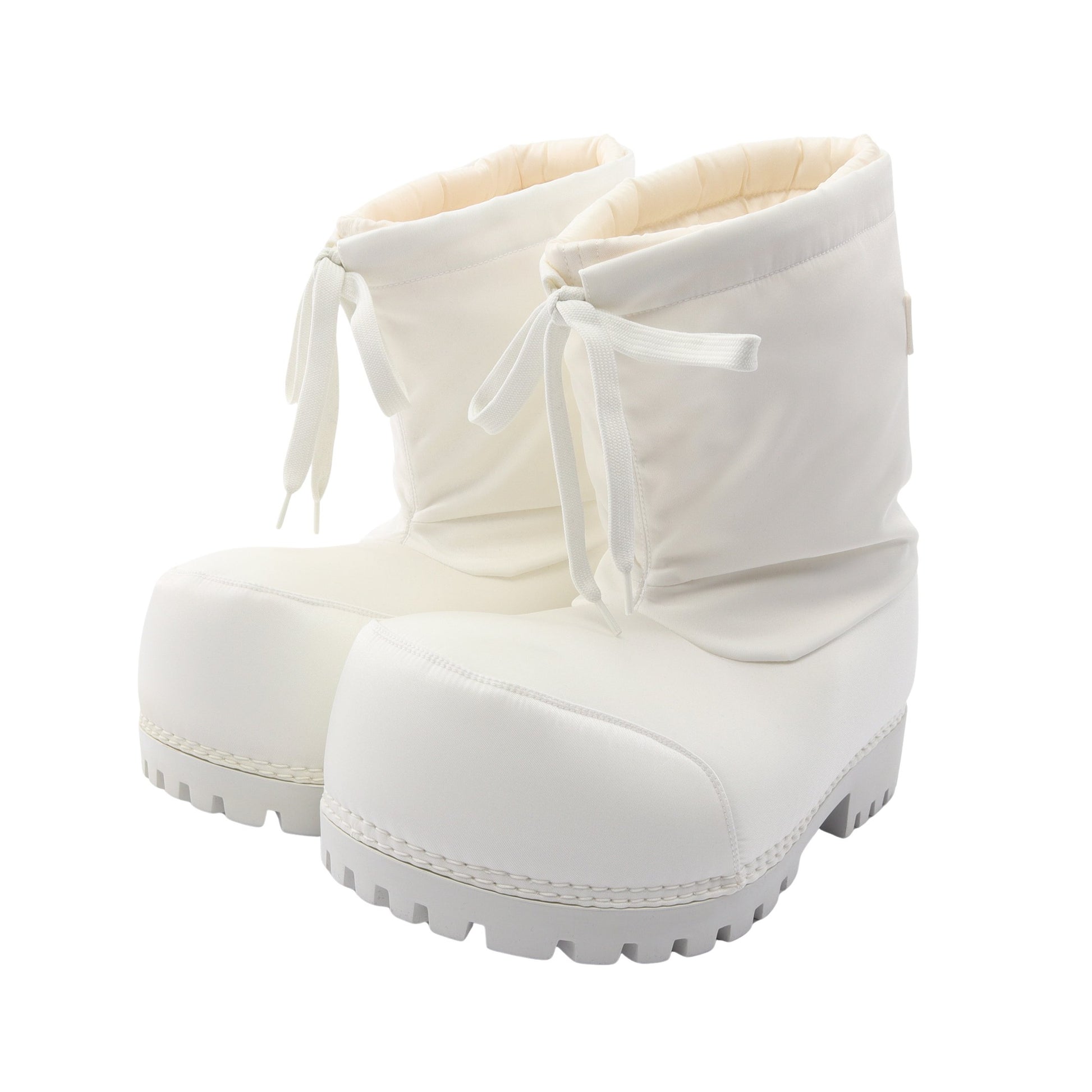 ALASKA ショート ブーツ ナイロン ホワイト バレンシアガ シューズ BALENCIAGA