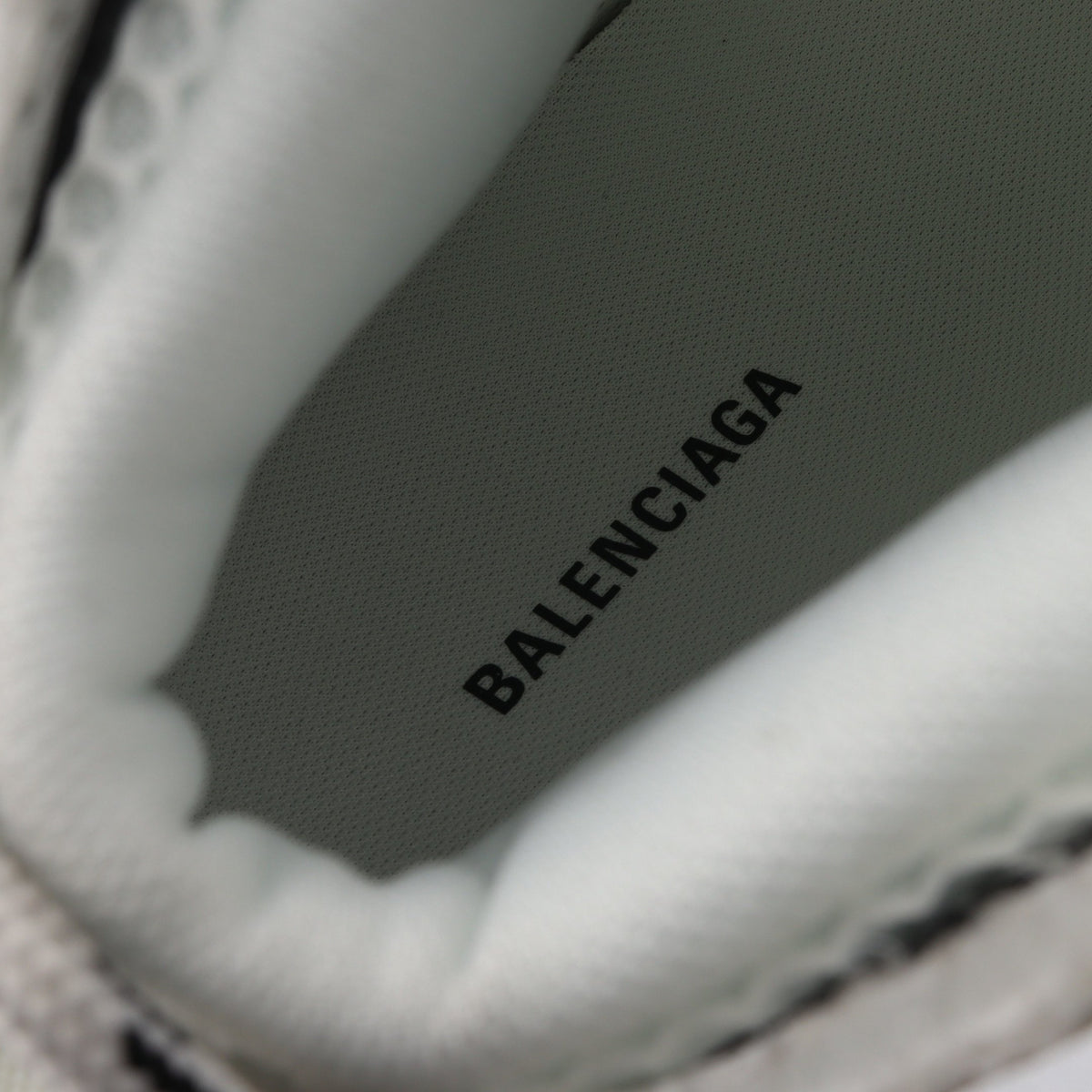 RUNNER HIGHTOP ユーズド加工 ハイカットスニーカー ファブリック レザー オフホワイト バレンシアガ シューズ BALENCIAGA