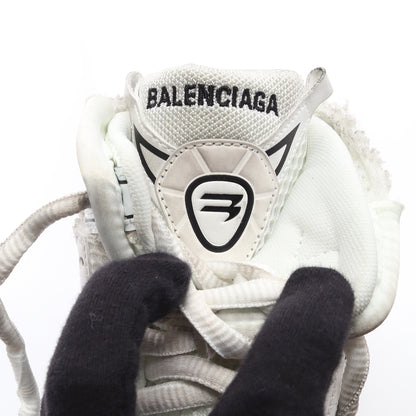 RUNNER HIGHTOP ユーズド加工 ハイカットスニーカー ファブリック レザー オフホワイト バレンシアガ シューズ BALENCIAGA