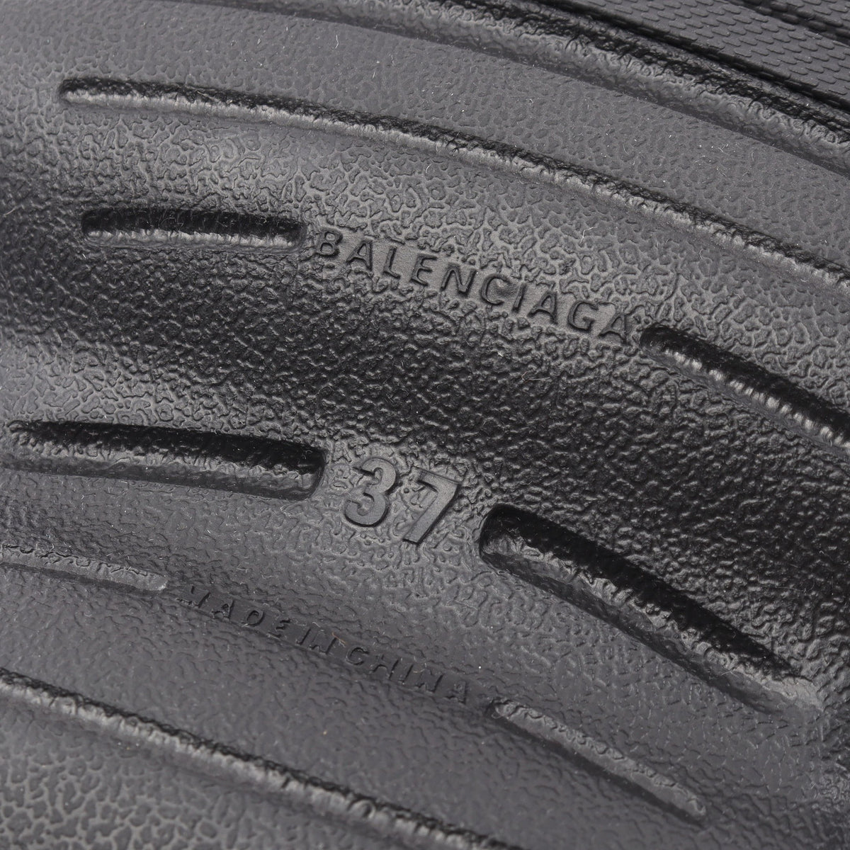 HD スニーカー ラバー ブラック バレンシアガ シューズ BALENCIAGA