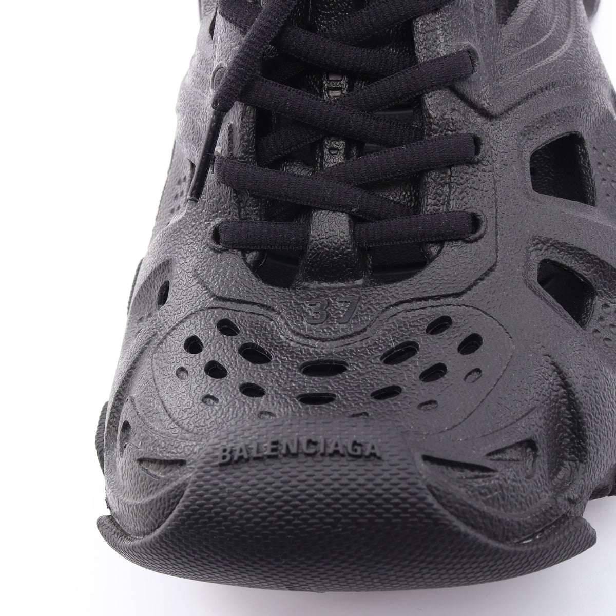 HD スニーカー ラバー ブラック バレンシアガ シューズ BALENCIAGA
