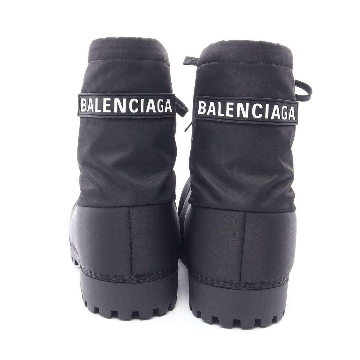 ALASKA ショート ブーツ ナイロン ブラック バレンシアガ シューズ BALENCIAGA