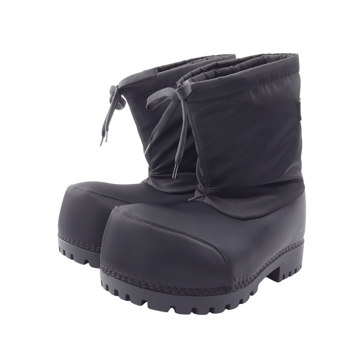 ALASKA ショート ブーツ ナイロン ブラック バレンシアガ シューズ BALENCIAGA