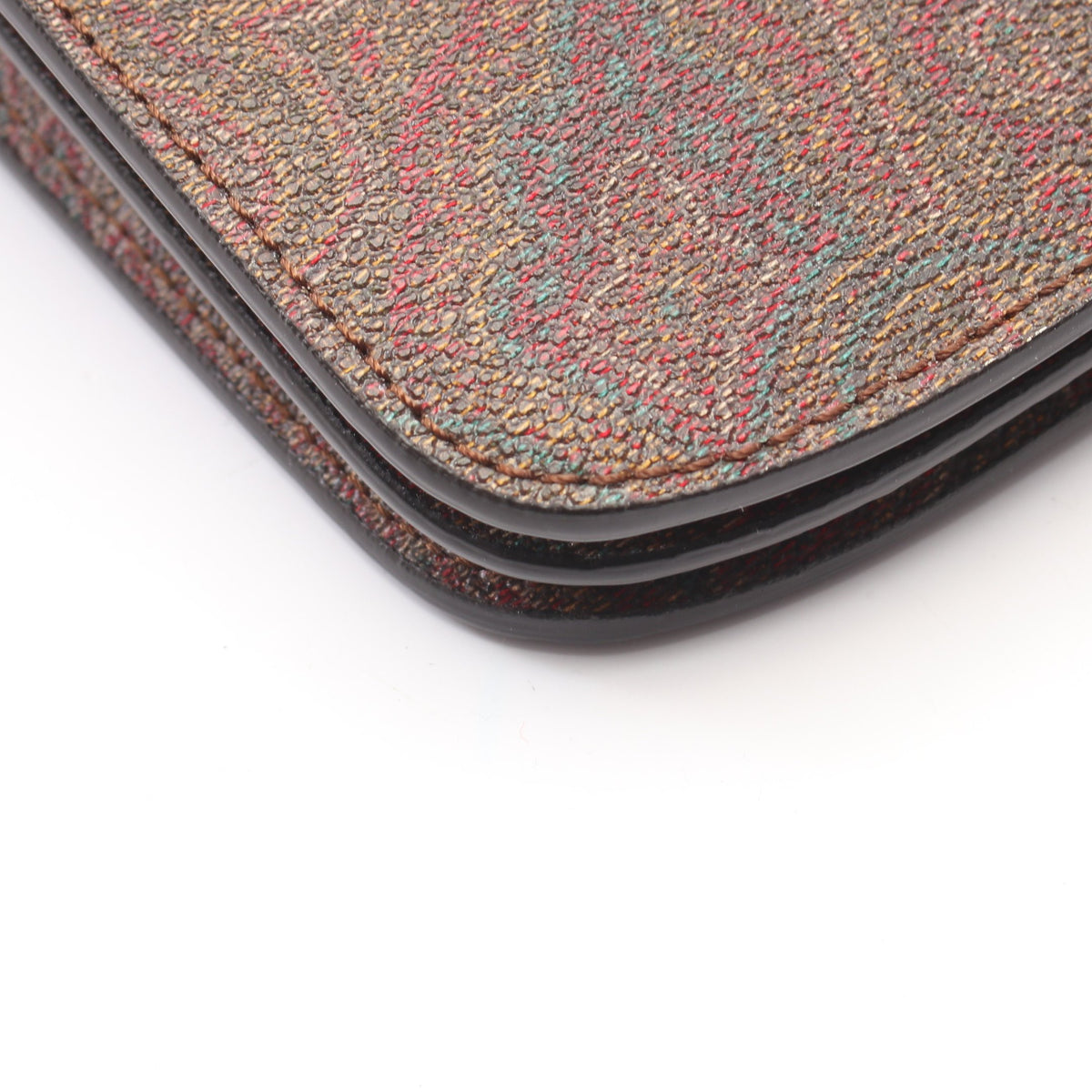 ショルダーバッグ PVC レザー ベージュ マルチカラー エトロ バッグ ETRO