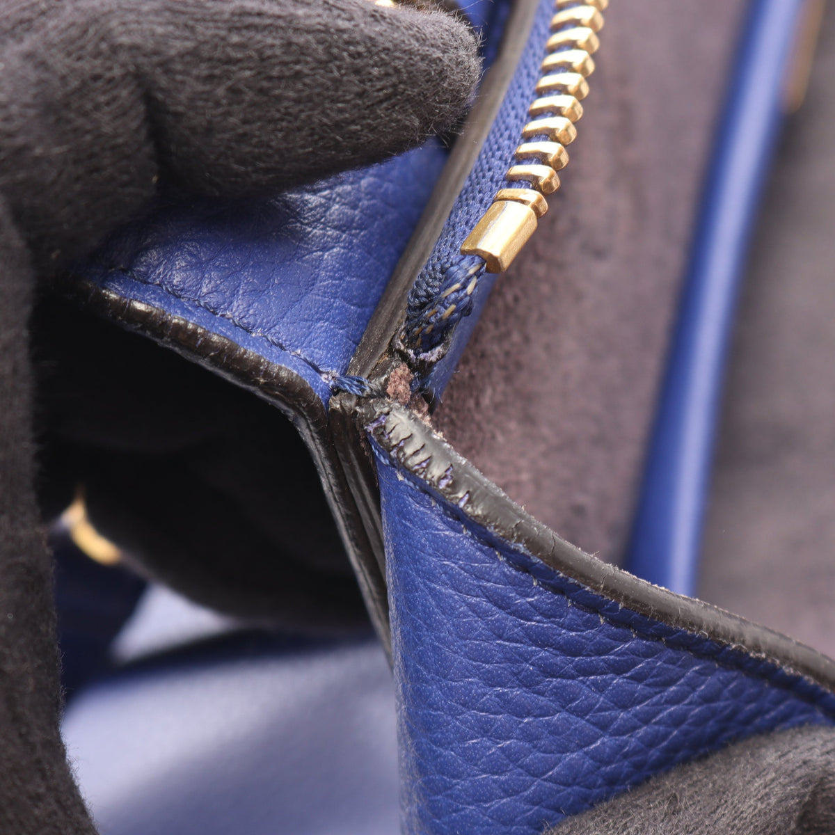 BELT BAG MINI ベルトバッグ ミニ 2WAY ハンドバッグ レザー ブルー セリーヌ バッグ CELINE