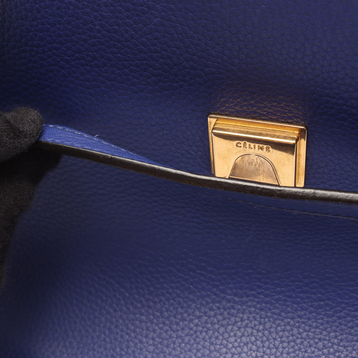BELT BAG MINI ベルトバッグ ミニ 2WAY ハンドバッグ レザー ブルー セリーヌ バッグ CELINE