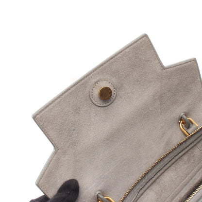 BELT BAG MICRO ベルトバッグ マイクロ 2WAY ハンドバッグ レザー グレー セリーヌ バッグ CELINE