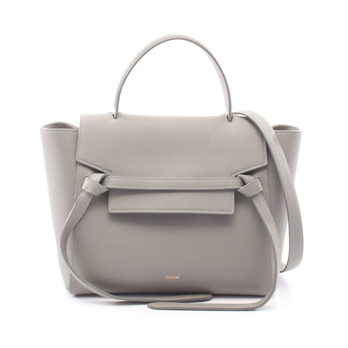 BELT BAG MICRO ベルトバッグ マイクロ 2WAY ハンドバッグ レザー グレー セリーヌ バッグ CELINE
