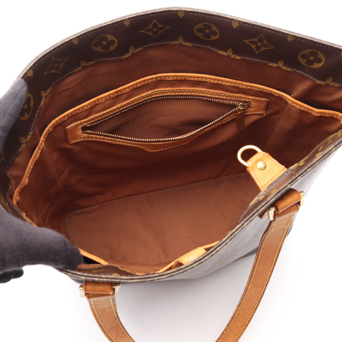 ヴァヴァンGM モノグラム ショルダーバッグ トートバッグ PVC レザー ブラウン ルイヴィトン バッグ LOUIS VUITTON