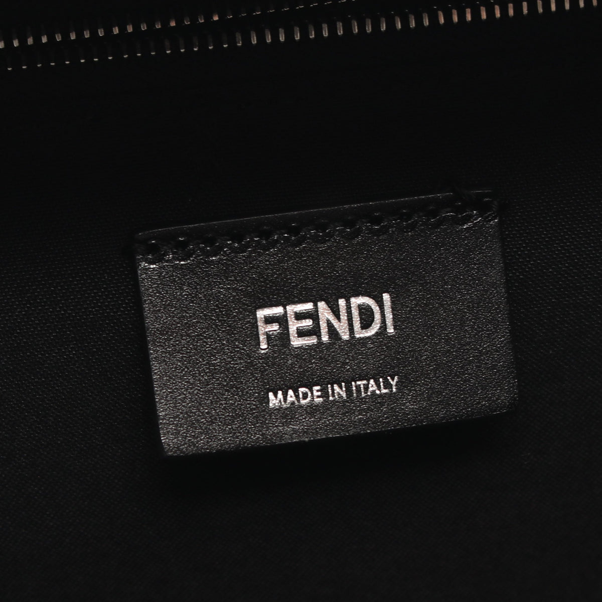 FFジャカード ドライブ ズッカ バックパック リュックサック キャンバス レザー ダークグレー ブラック フェンディ バッグ FENDI