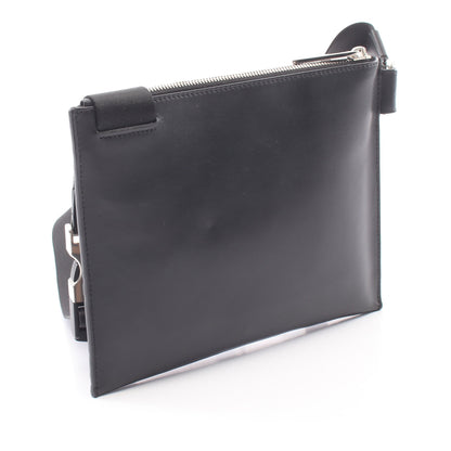ズッカ ショルダーバッグ PVC レザー ブラウン ブラック フェンディ バッグ FENDI