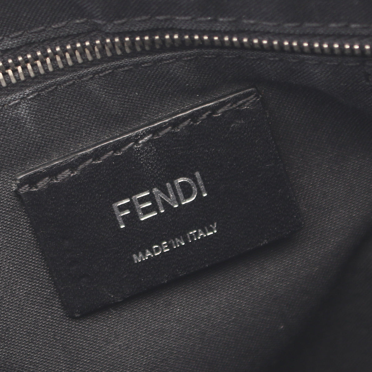 ズッカ ショルダーバッグ PVC レザー ブラウン ブラック フェンディ バッグ FENDI