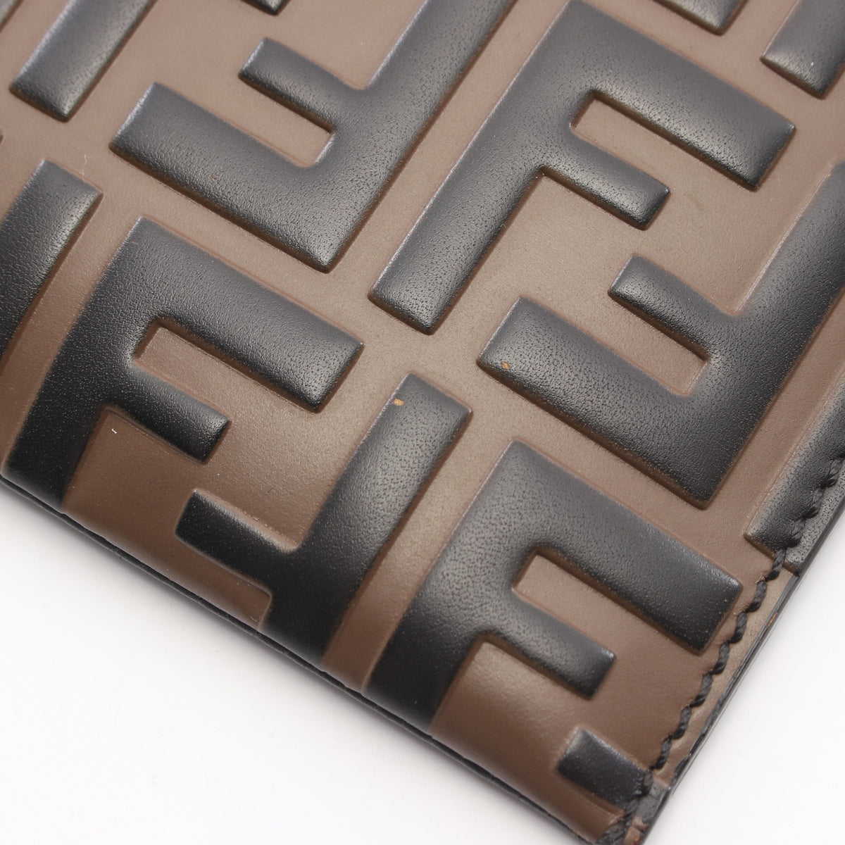 ズッカ ショルダーバッグ PVC レザー ブラウン ブラック フェンディ バッグ FENDI