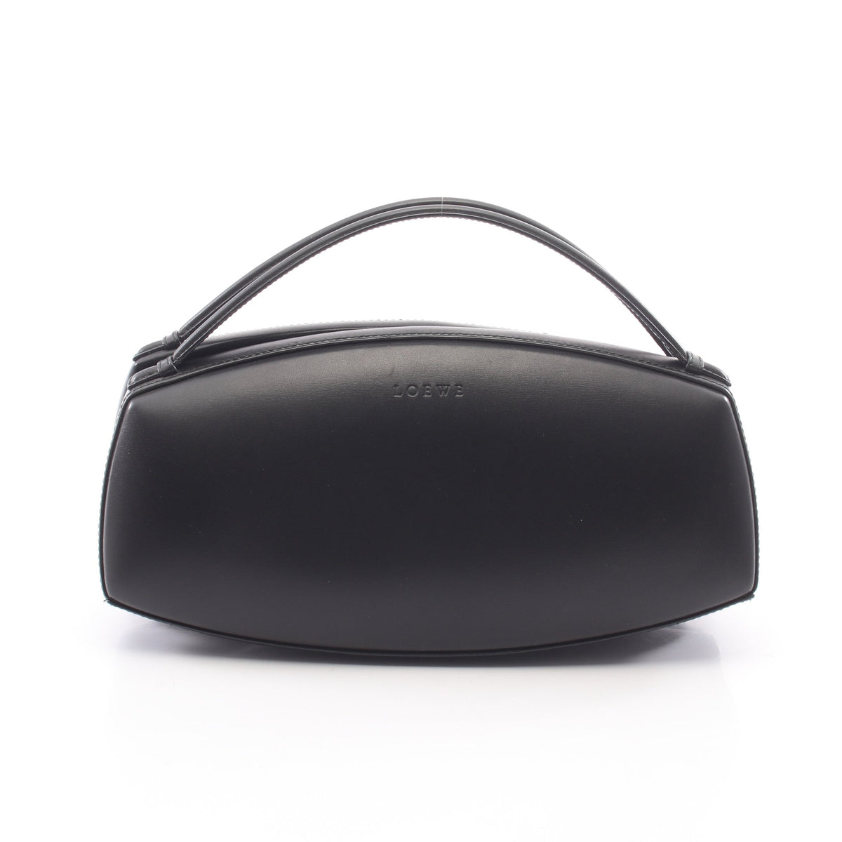 ハンドバッグ レザー ブラック ロエベ バッグ LOEWE
