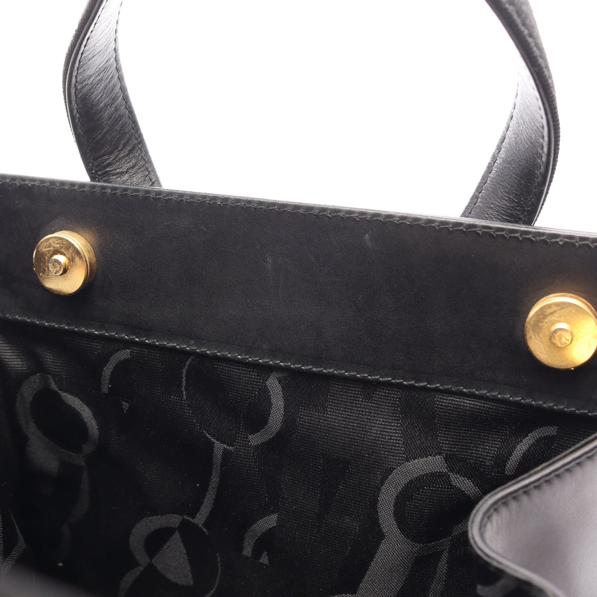 ヴァラリボン 2WAY ハンドバッグ レザー ブラック サルヴァトーレフェラガモ バッグ Salvatore Ferragamo