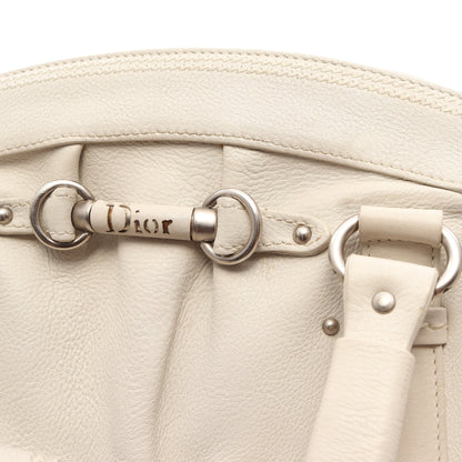 マイ ディオール ハンドバッグ レザー ホワイト クリスチャンディオール バッグ Christian Dior