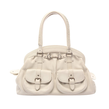 マイ ディオール ハンドバッグ レザー ホワイト クリスチャンディオール バッグ Christian Dior