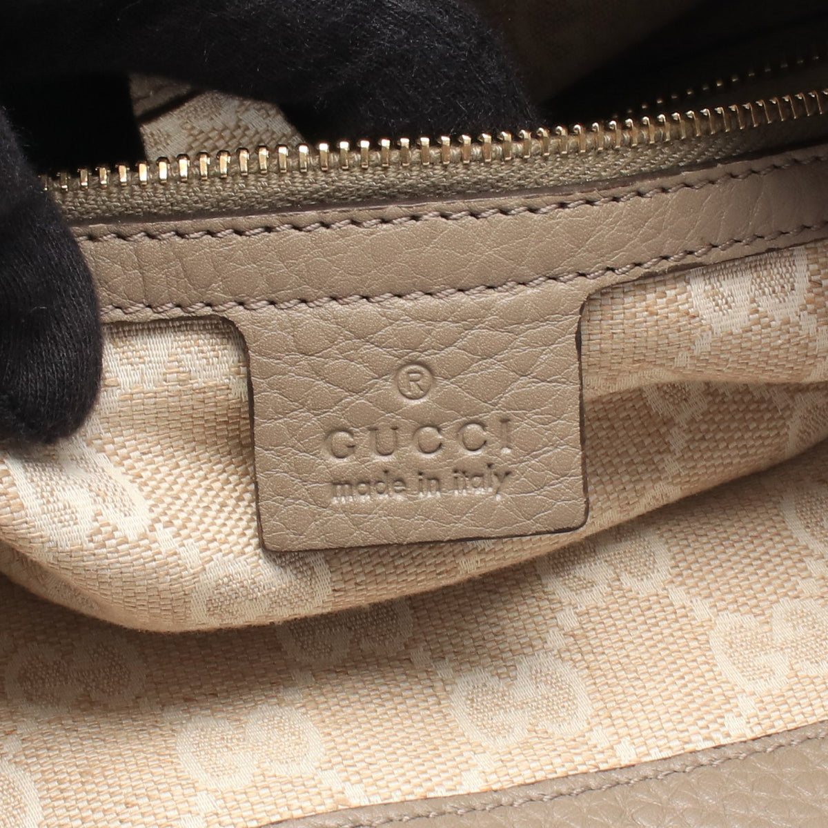 ダイアナ バンブー ワンショルダーバッグ レザー グレーベージュ グッチ バッグ GUCCI