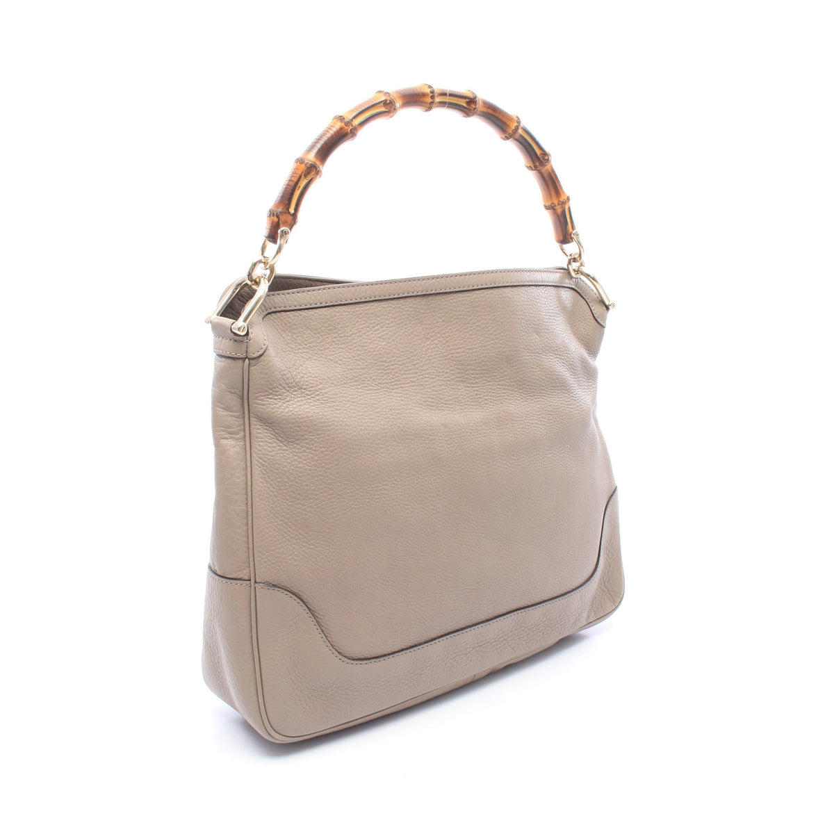 ダイアナ バンブー ワンショルダーバッグ レザー グレーベージュ グッチ バッグ GUCCI