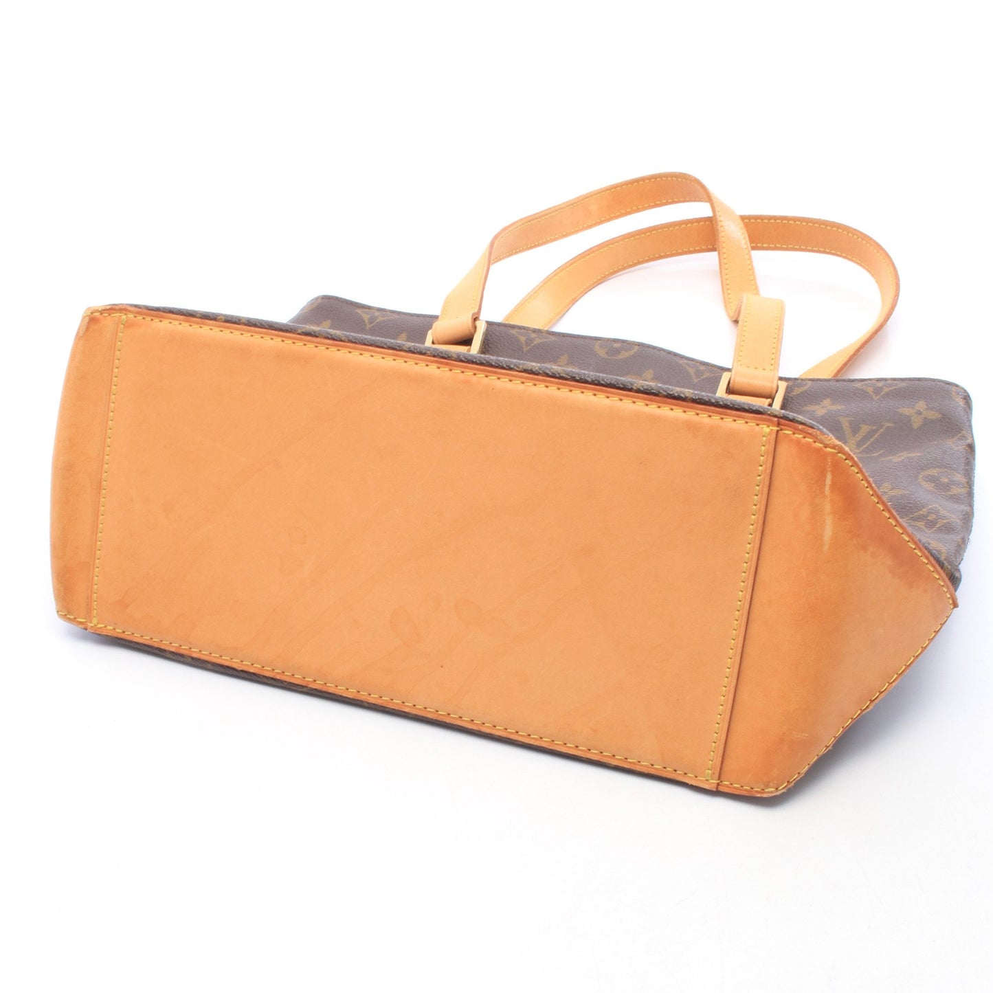 カバピアノ モノグラム ショルダーバッグ PVC レザー ブラウン ルイヴィトン バッグ LOUIS VUITTON