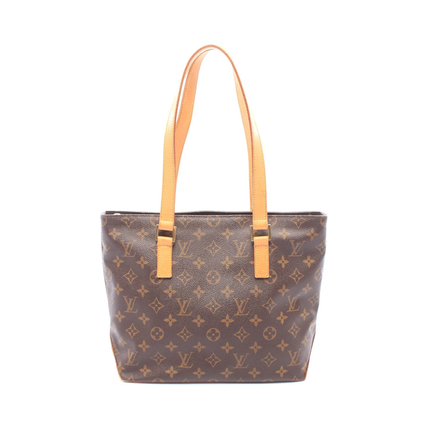 カバピアノ モノグラム ショルダーバッグ PVC レザー ブラウン ルイヴィトン バッグ LOUIS VUITTON