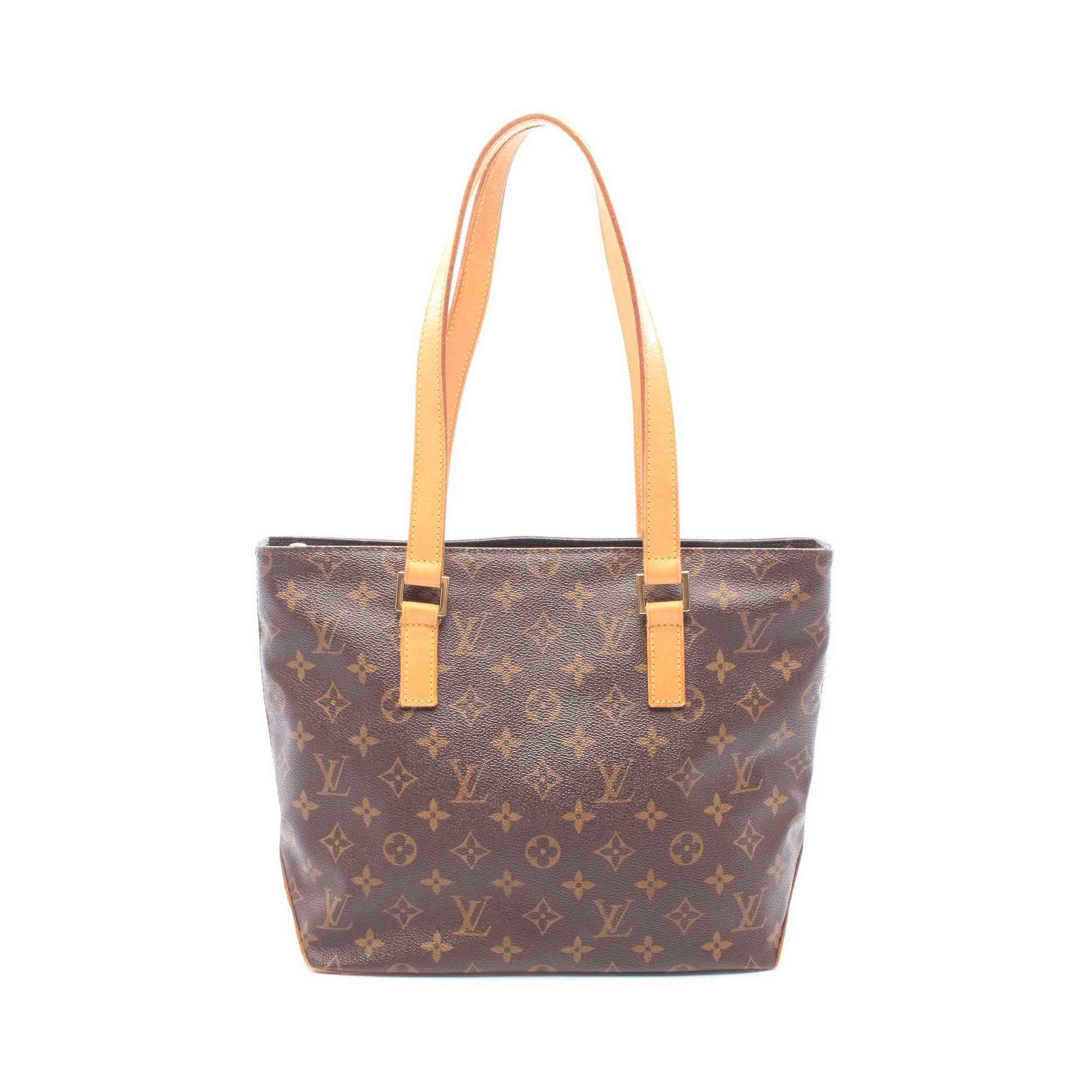 カバピアノ モノグラム ショルダーバッグ PVC レザー ブラウン ルイヴィトン バッグ LOUIS VUITTON