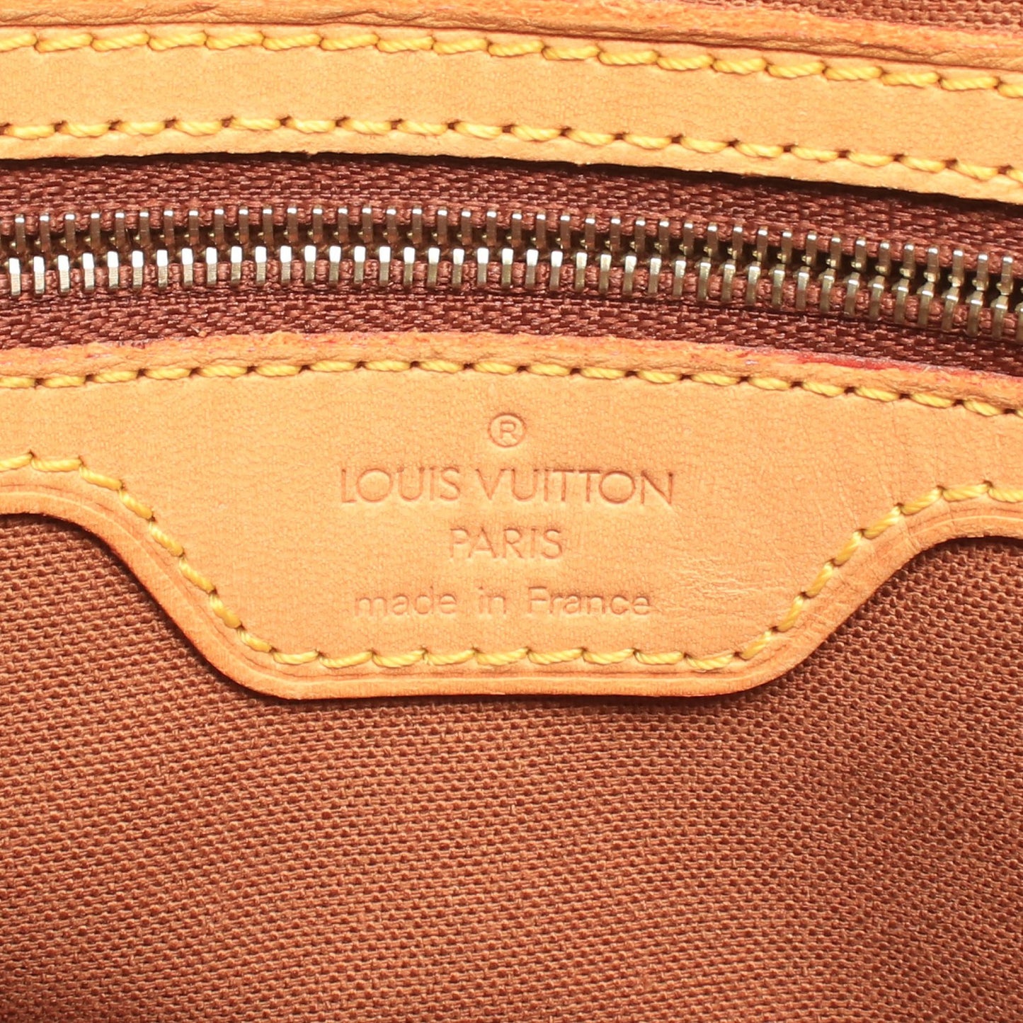 カバピアノ モノグラム ショルダーバッグ PVC レザー ブラウン ルイヴィトン バッグ LOUIS VUITTON