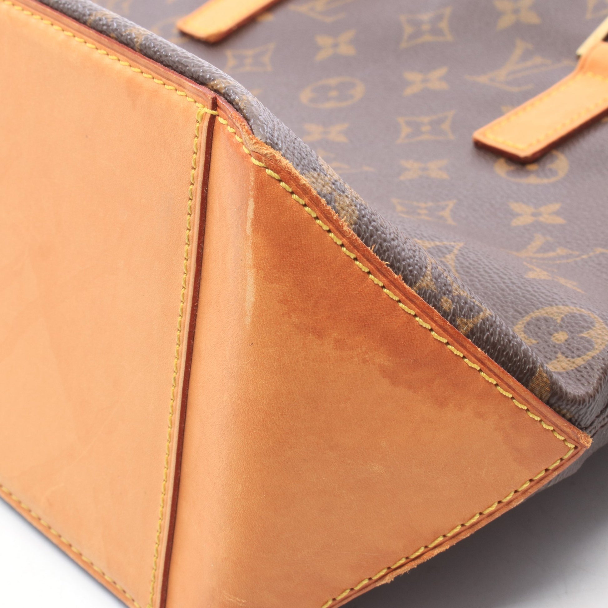 カバピアノ モノグラム ショルダーバッグ PVC レザー ブラウン ルイヴィトン バッグ LOUIS VUITTON