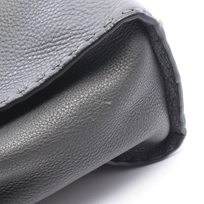 ピーカブー レギュラー セレリア 2WAY ハンドバッグ レザー グレー フェンディ バッグ FENDI
