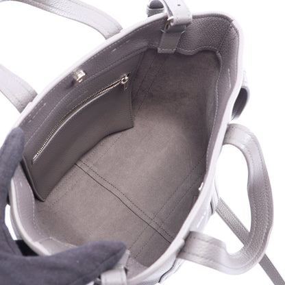 Everyday XS North South 2WAY ハンドバッグ レザー グレー バレンシアガ バッグ BALENCIAGA